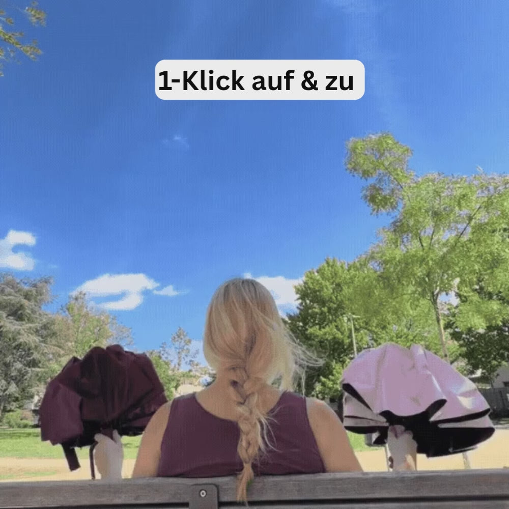SnapBrella™ – Automatikschirm mit Karabiner-Griff